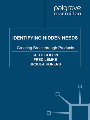 cover image of Identifying Hidden Needs